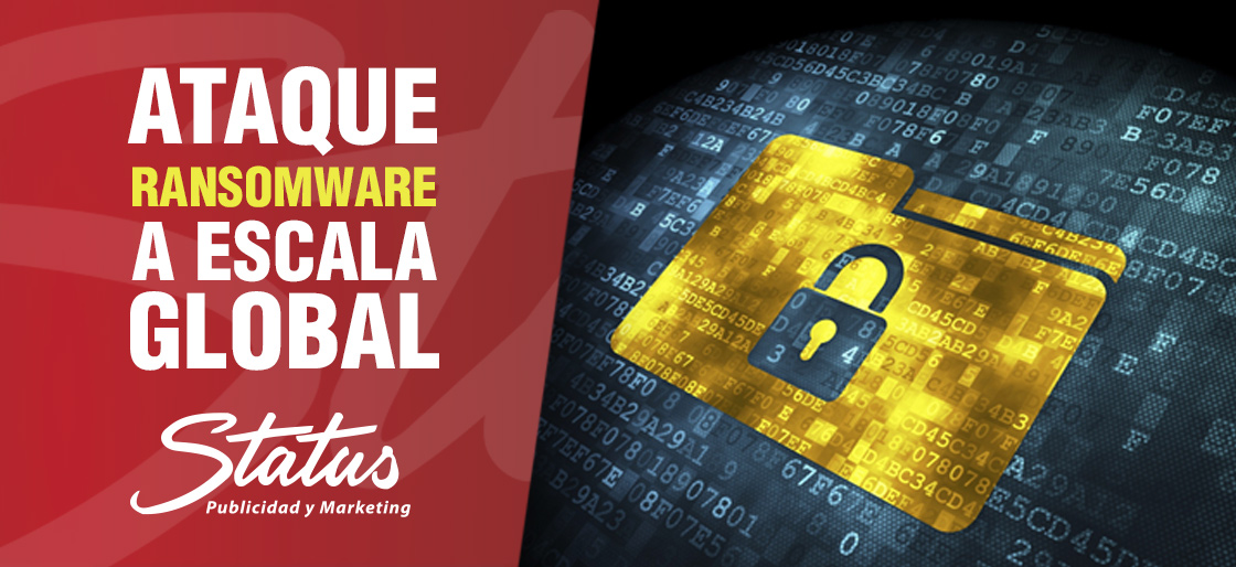 Ataque ransomware a escala mundial